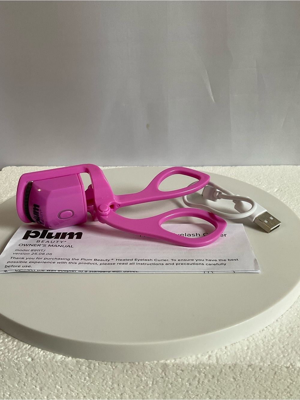Plum Beauty Lash Lift Off Heated Eyelash Curler - Pink - Picture 5 of 10